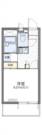 レオパレスコスモスⅡの物件間取画像